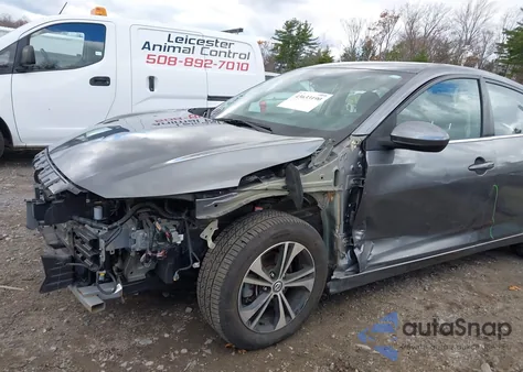 2022 Nissan Sentra Sv Xtronic Cvt z USA, uszkodzony, nr VIN 3N1AB8CV6NY205844